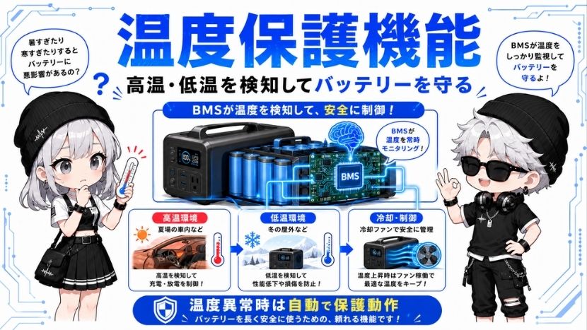 過充電・過放電保護:バッテリーの劣化と膨張を防ぐ