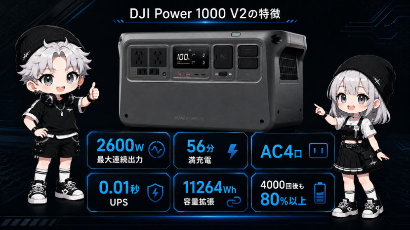 DJI Power 1000 V2の特徴