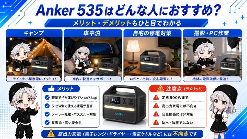 Anker 535はどんな人におすすめ？