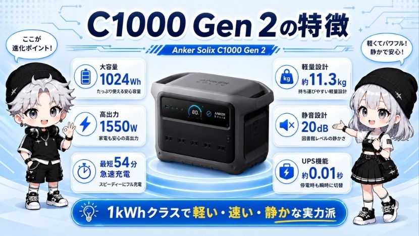 C1000 Gen 2の特徴
