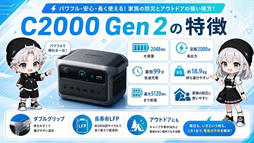 C2000 Gen 2の特徴
