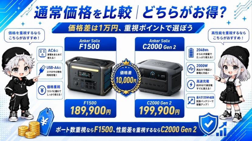 通常価格を比較|どちらがお得?
