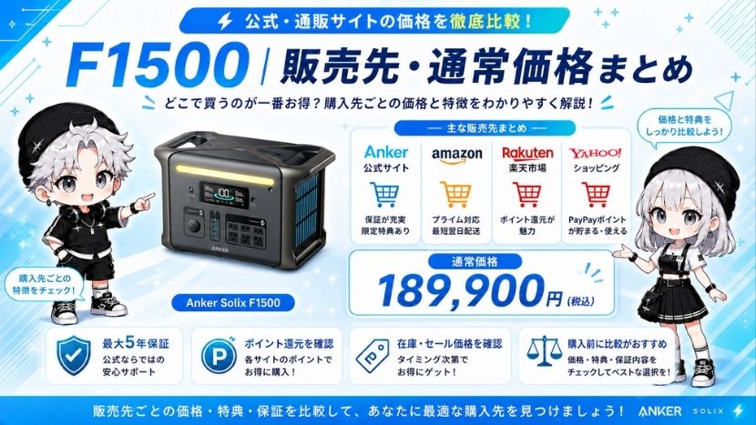F1500｜販売先・通常価格まとめ