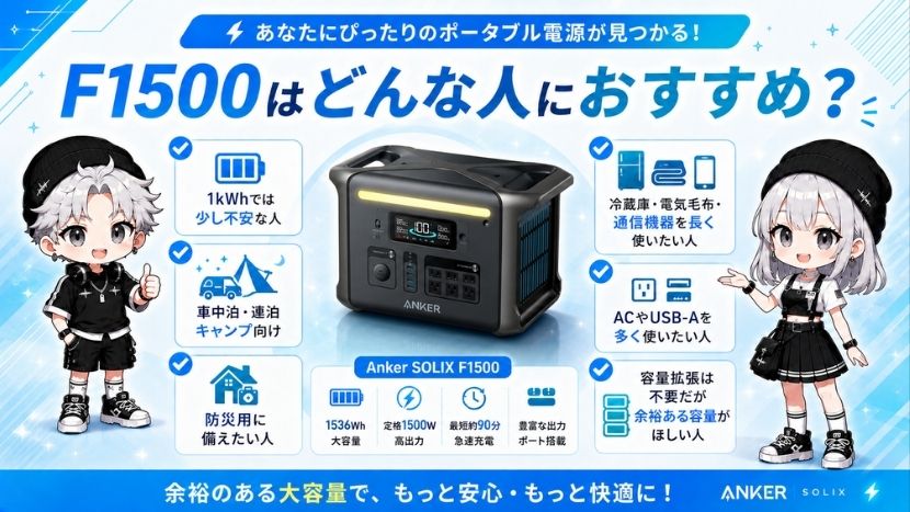 F1500はどんな人におすすめ？