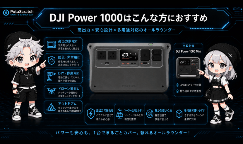 DJI Power 1000はこんな方におすすめ