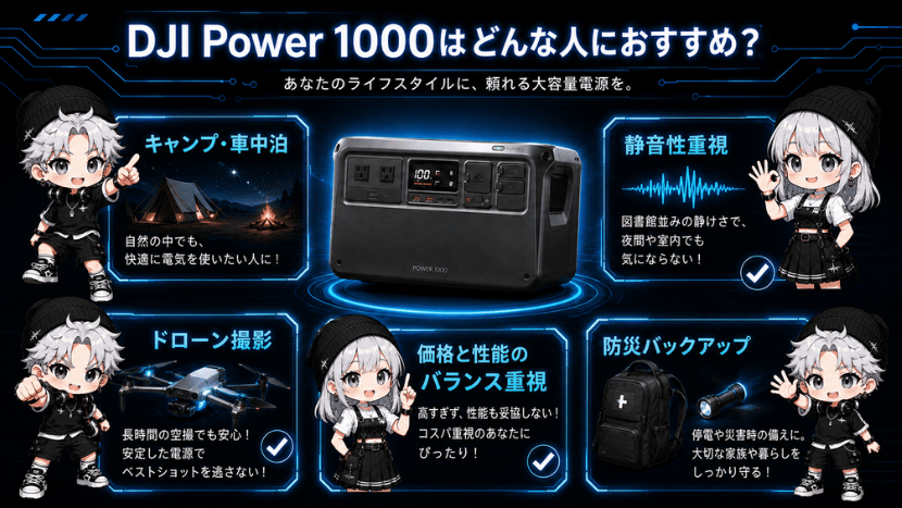 DJI Power 1000はどんな人におすすめ？