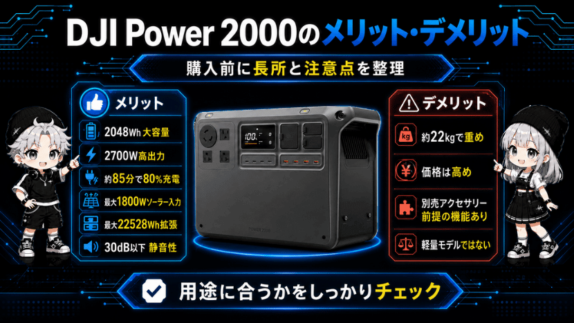 DJI Power 2000はどんな人におすすめ？