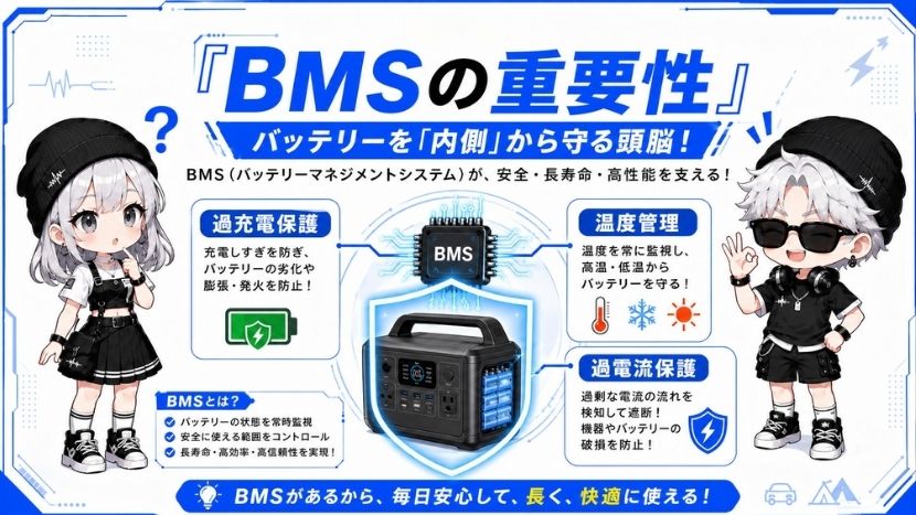 BMS（バッテリーマネジメントシステム）の重要性