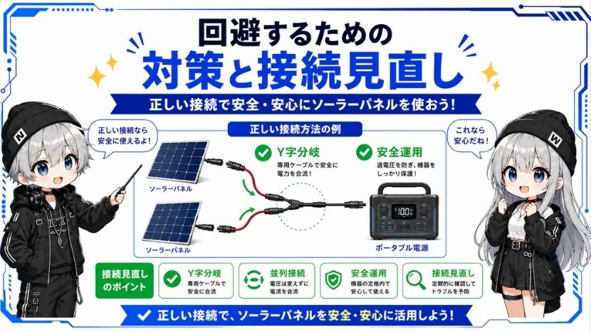 トラブルを回避するために導入した対策アイテムと接続の見直し