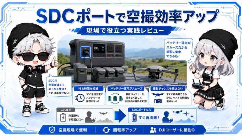 【体験談】私がSDCポートを使ってドローン空撮の効率を劇的に上げた話