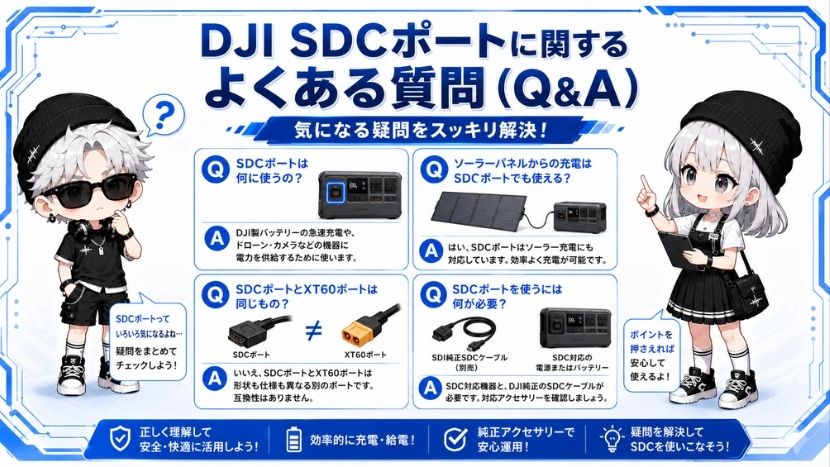 DJI SDCポートに関するよくある質問(Q&A)