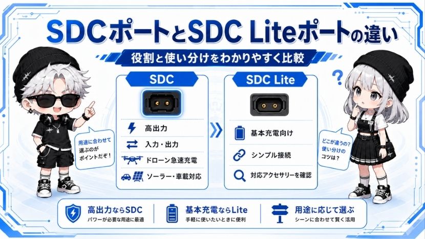 「SDCポート」と「SDC Liteポート」の決定的な違い